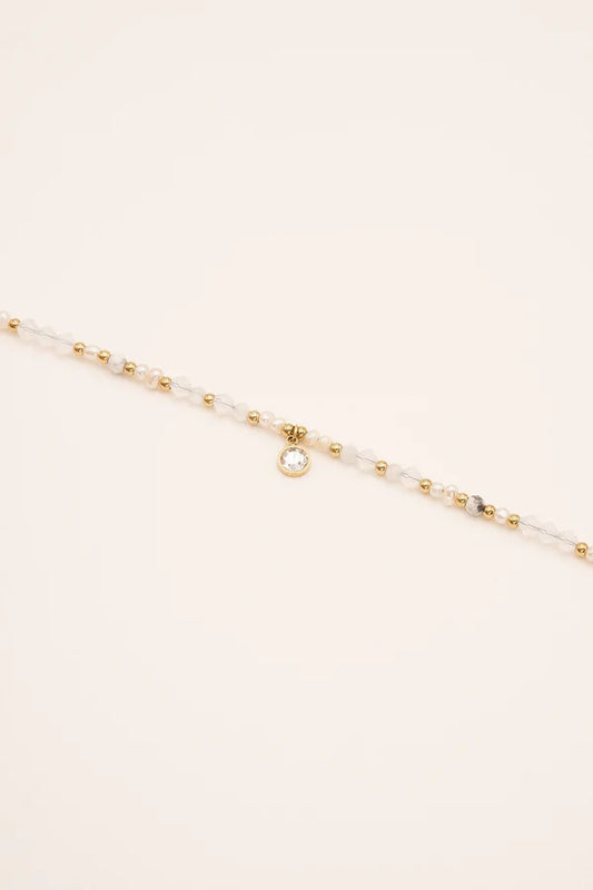 Milandra Bracelet Gold & Opal Swarovski Crystals