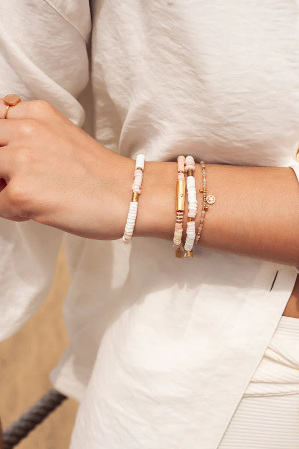 Priam Bracelet Gold & Natural Stones