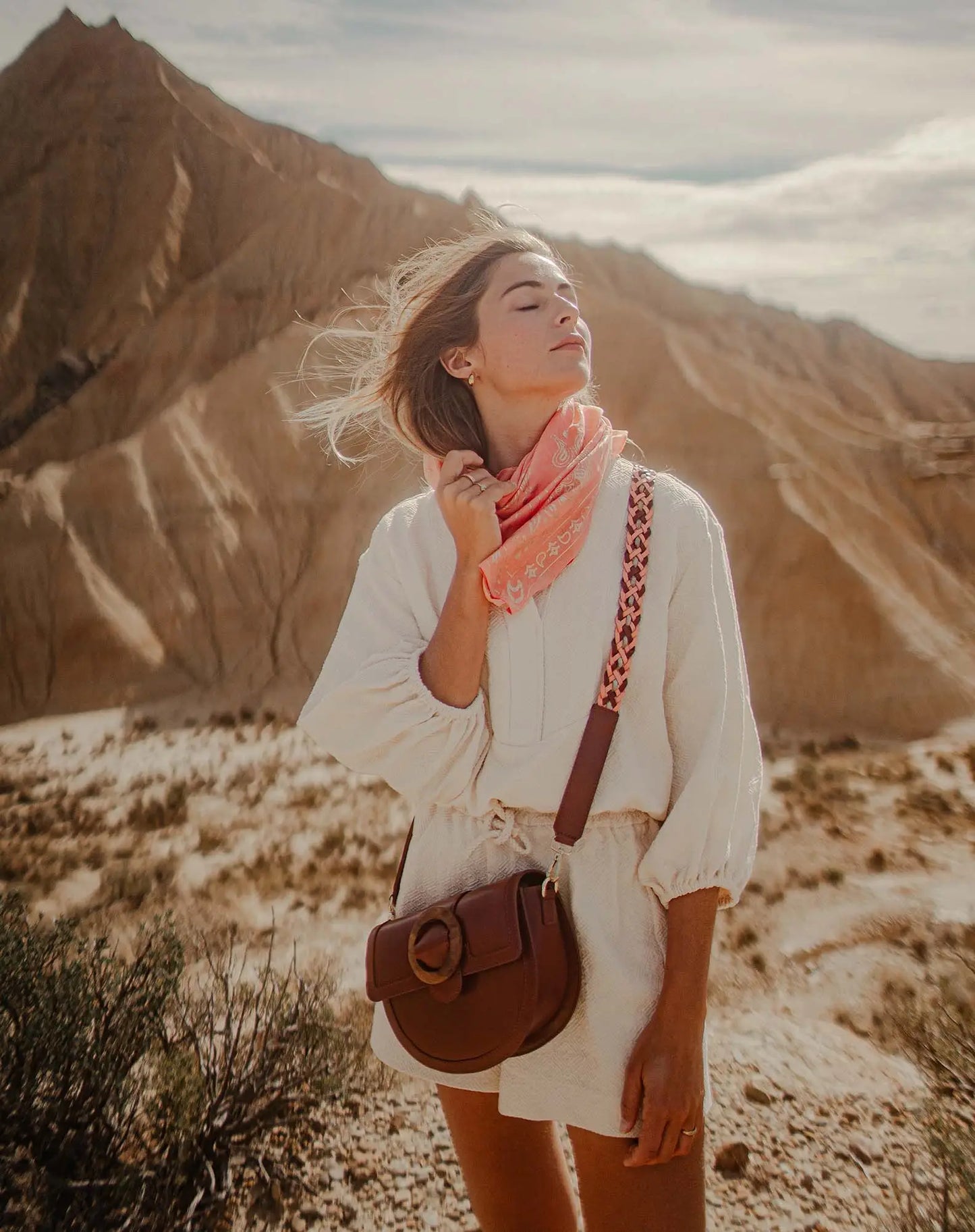 Bandana Corail and Gold