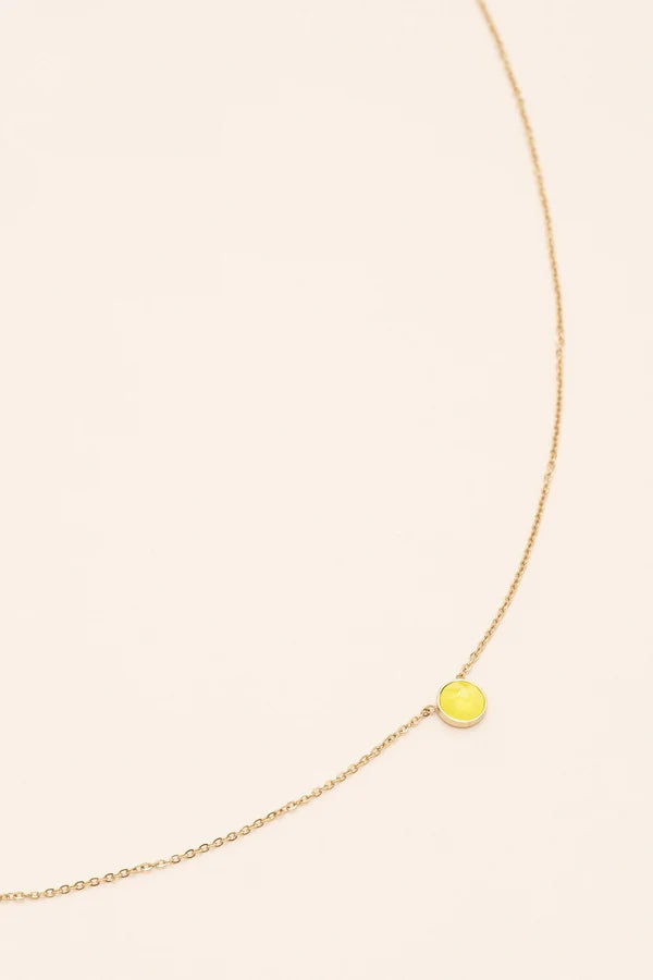 Sohan Necklace Gold Swarovski Crystal