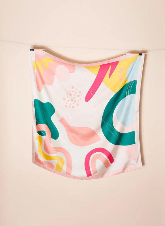 Acapulco Silk Scarf Rosa