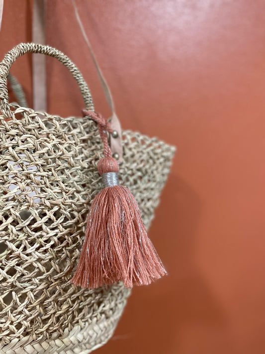 Moroccan Basket Bag Half