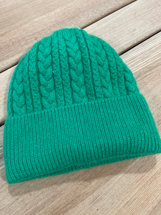 Wool Beanie Green