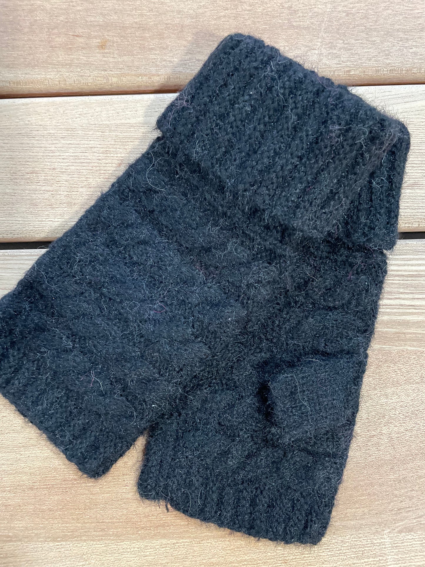 Gloves Mittens Knit Black