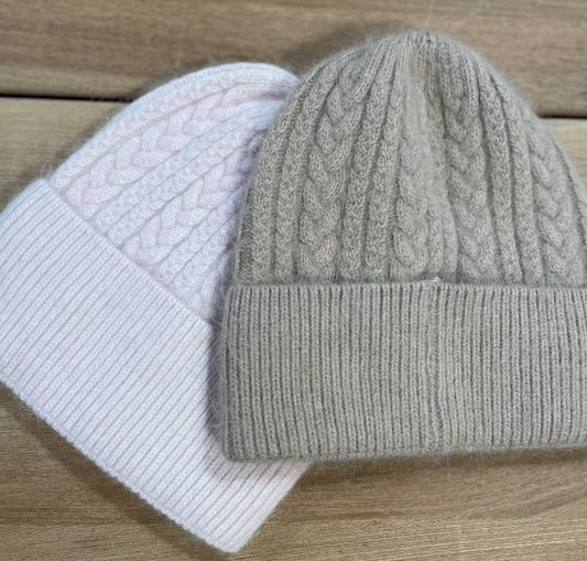 Wool Beanie Pink